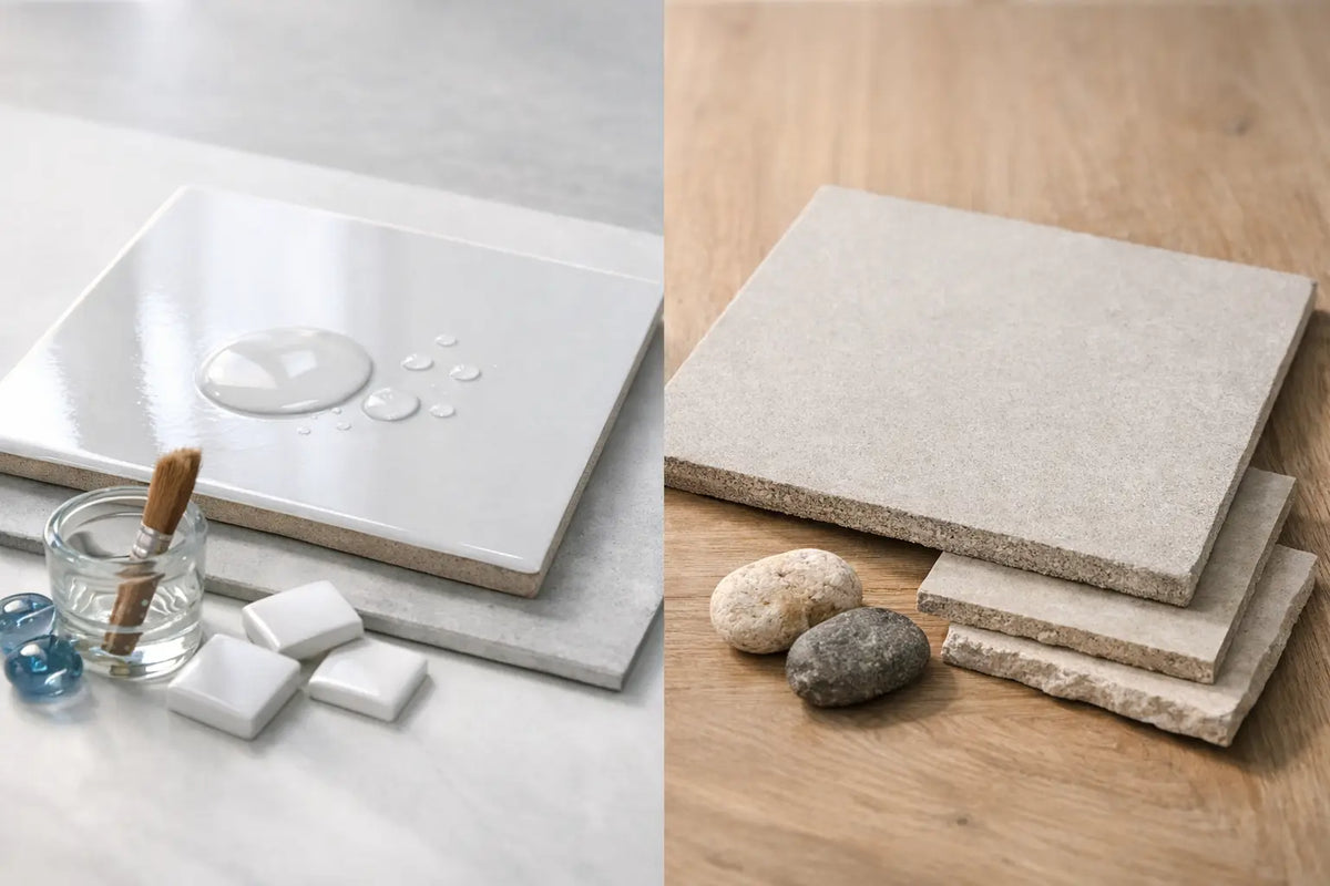 Glazed Versus Unglazed Porcelain: Which Fits?