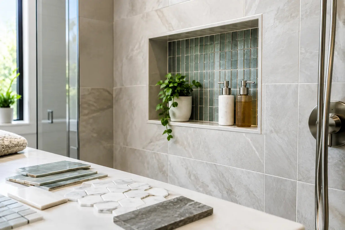 Choosing Shower Niche Tiles for a Finished Look