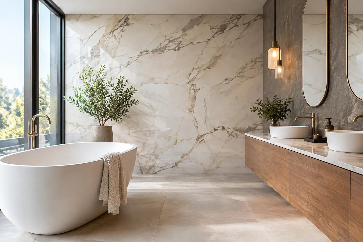 Luxury Bathroom Wall Finishes That Perform