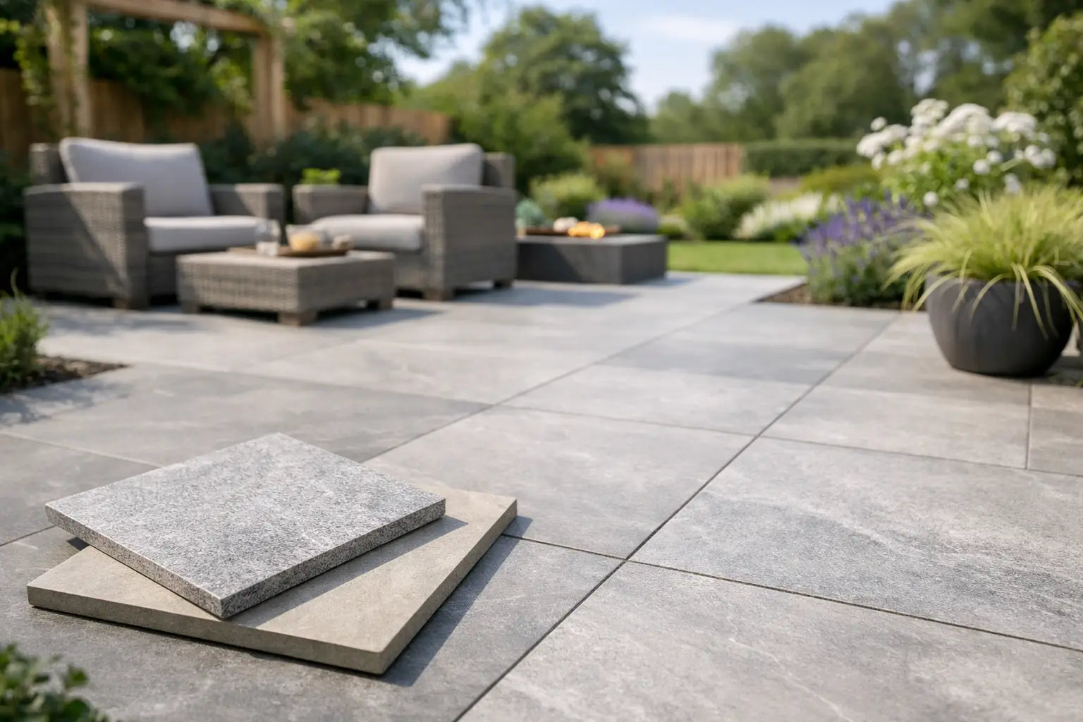 Choosing Porcelain Patio Tiles for UK Gardens