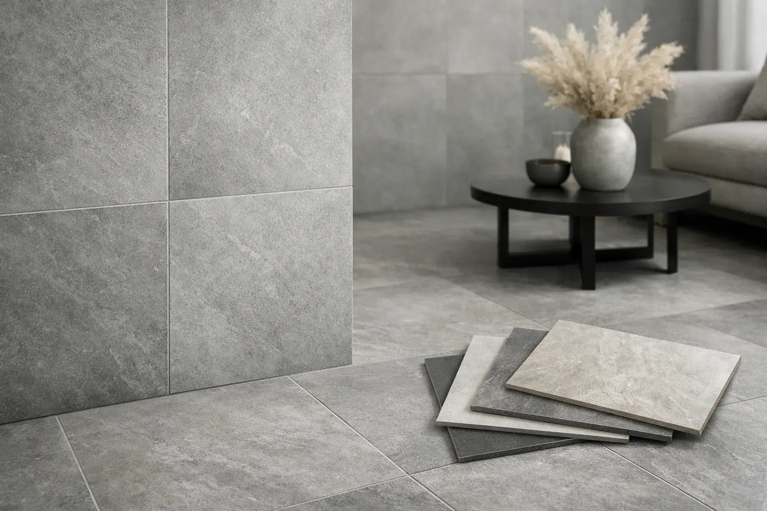 Grey Porcelain Wall and Floor Tiles Guide