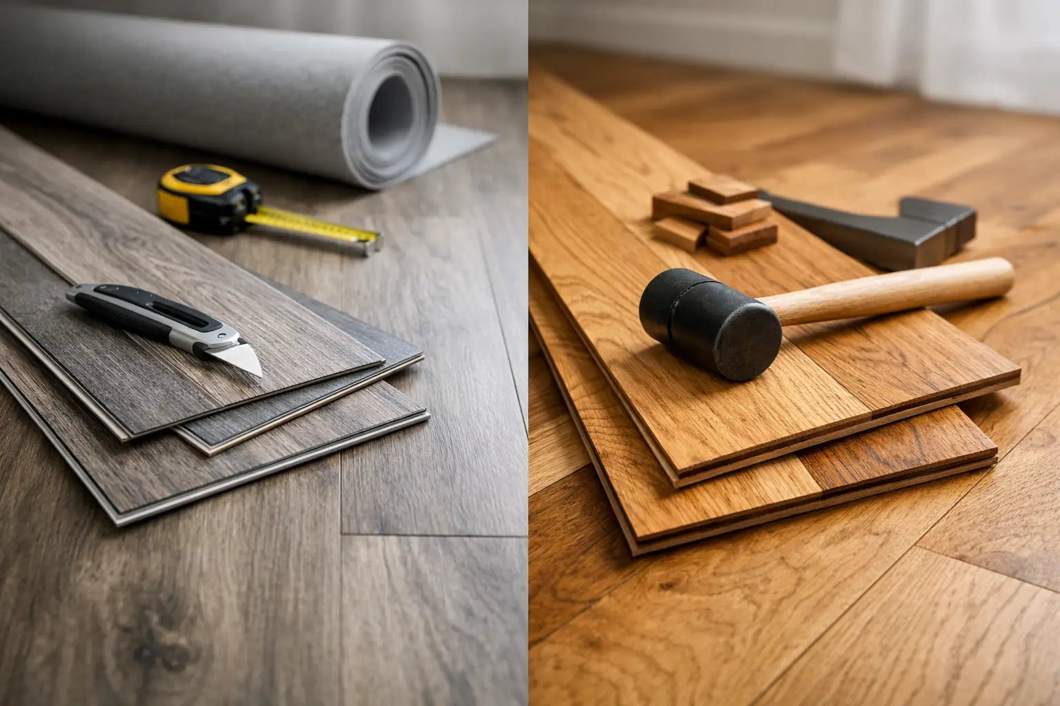 Vinyl Versus Wood Flooring for Your Project