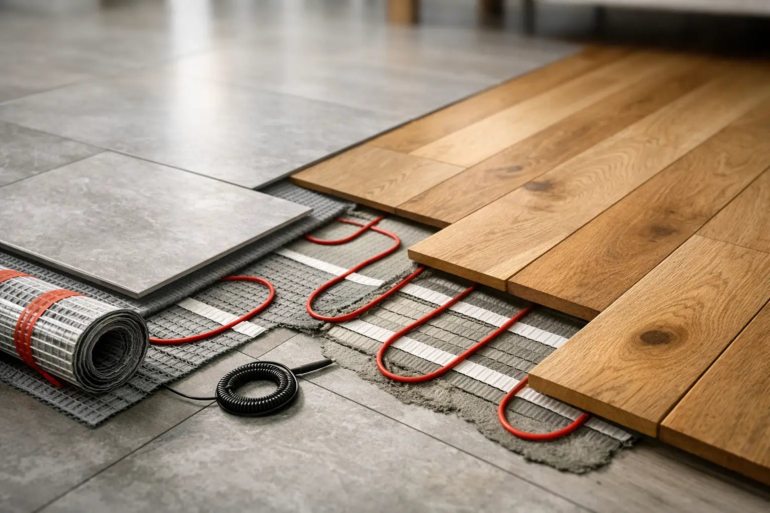 Underfloor Heating Guide for Tiles and Wood