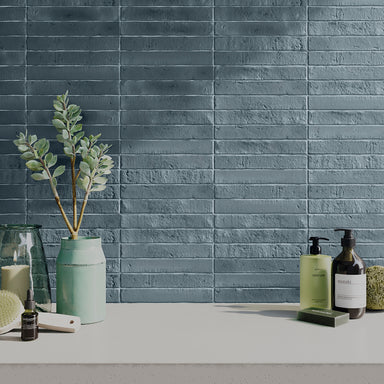 room setting image of blu etile