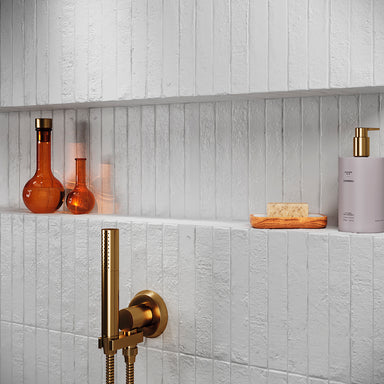 room setting image for snow tile