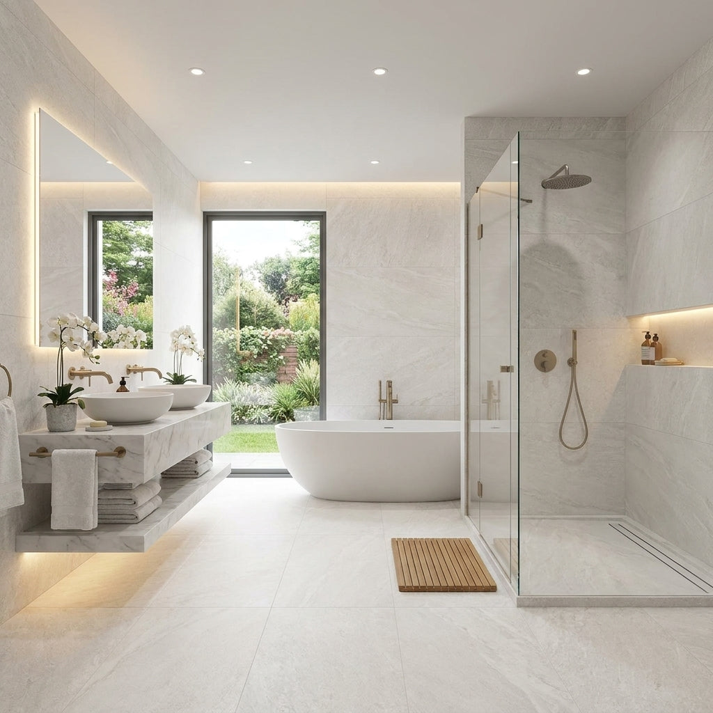 Snowdon White 60 x 120cm