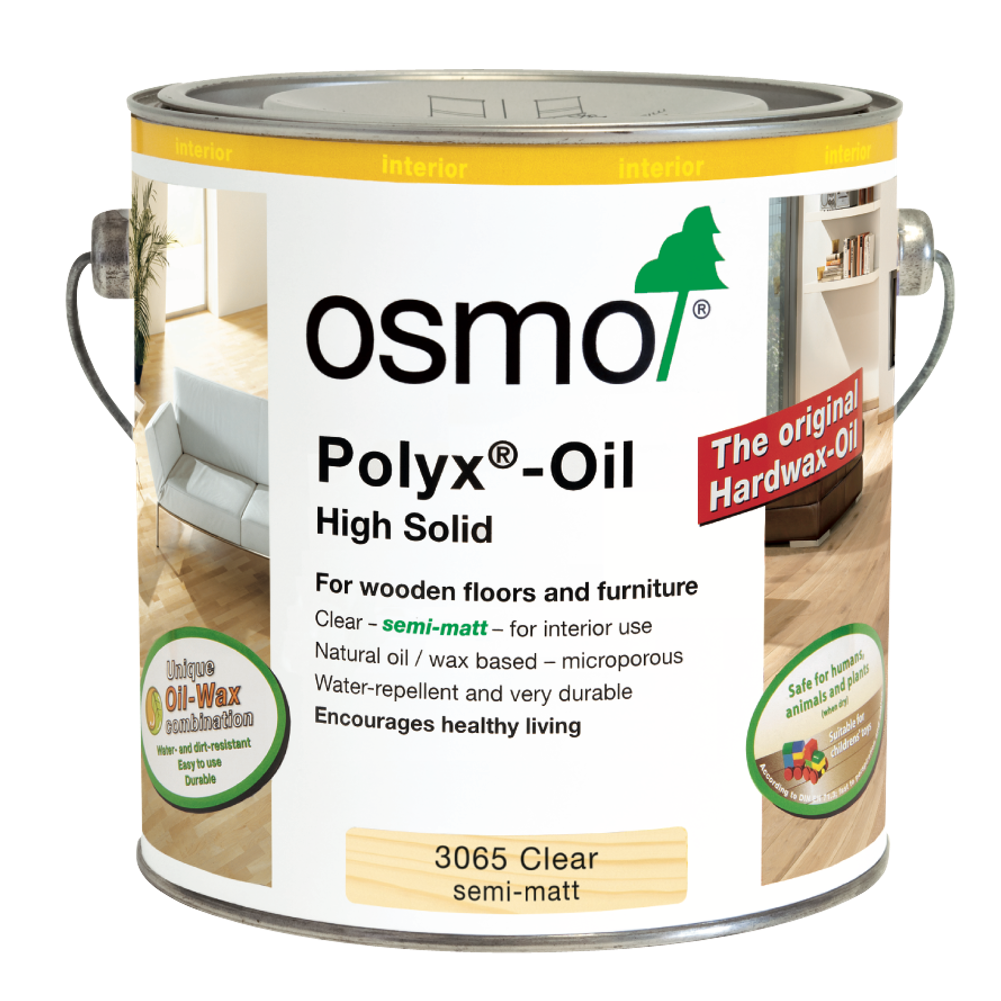 Osmo Polyx®-Oil Original Clear Semi-Matt 2.5L 3065D