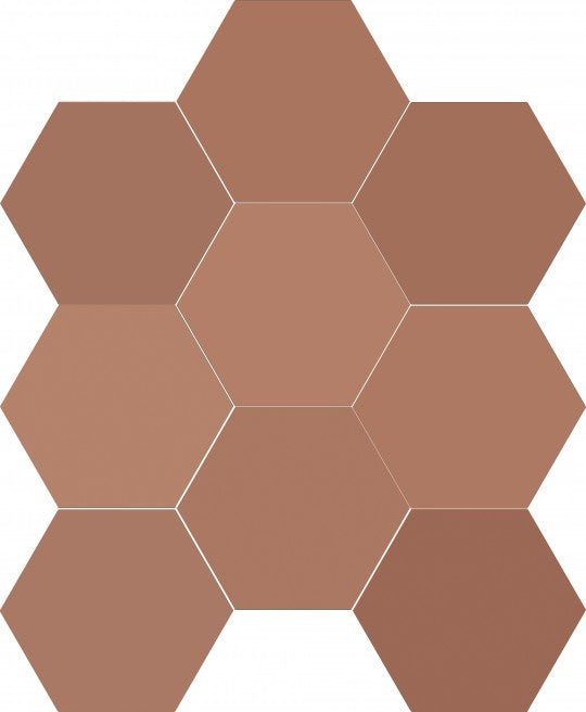 Hexagon Ginger 21,5 x 25