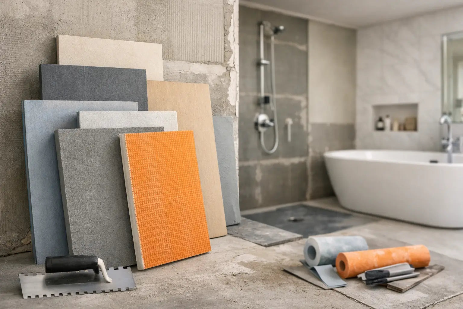 Choosing Tile Backer Boards for Bathrooms