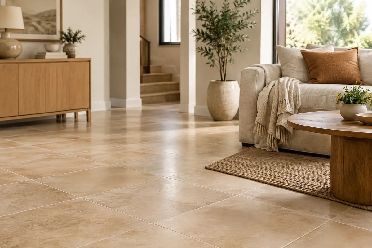 Warm Neutral Tiles for Lasting Interior Style