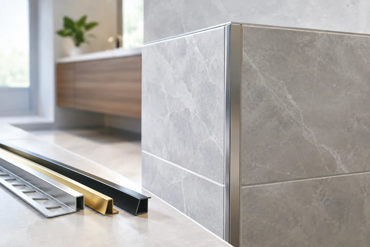 Tile Trim for Porcelain Tiles That Lasts