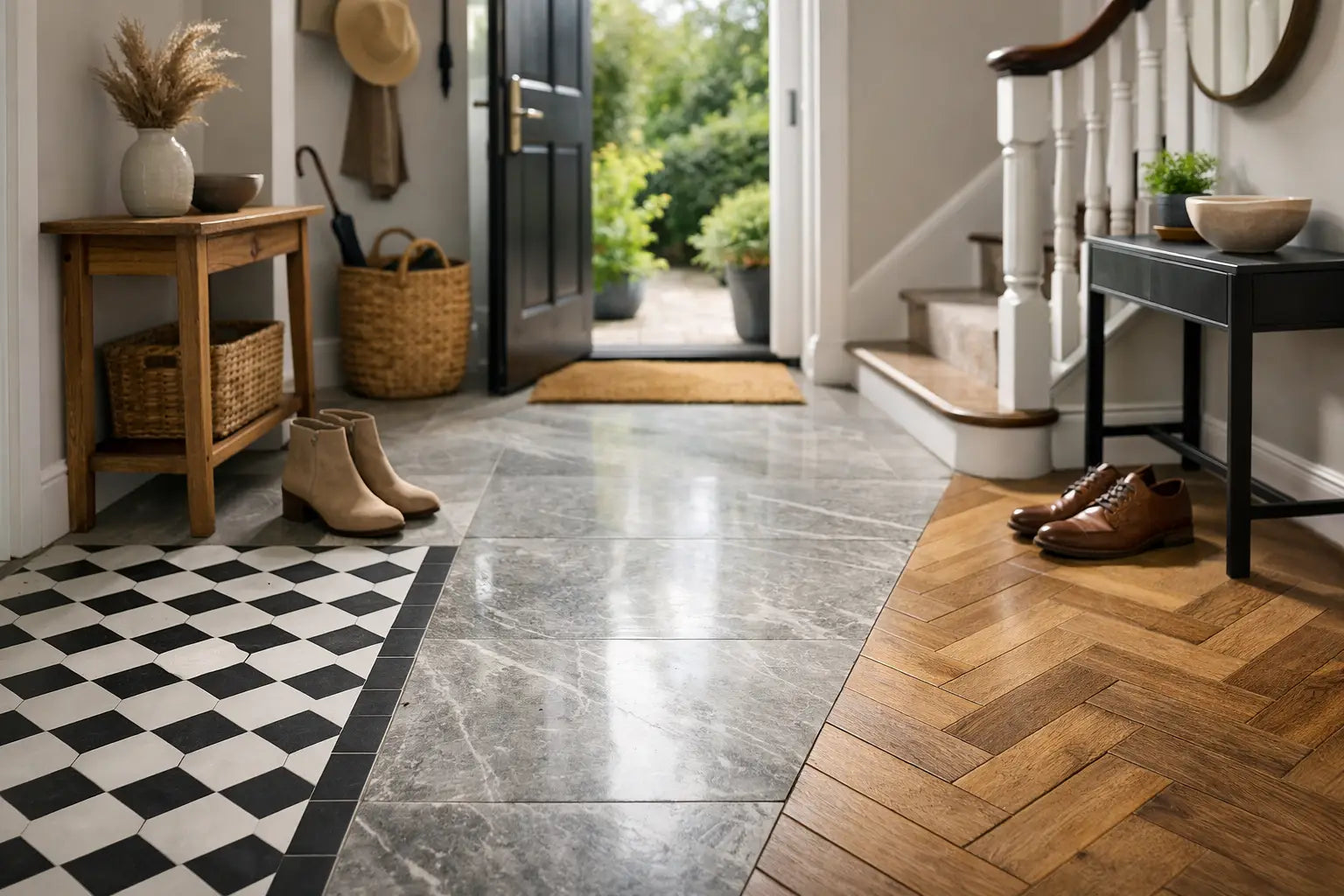 Best Hallway Floor Tiles for a Lasting Entrance