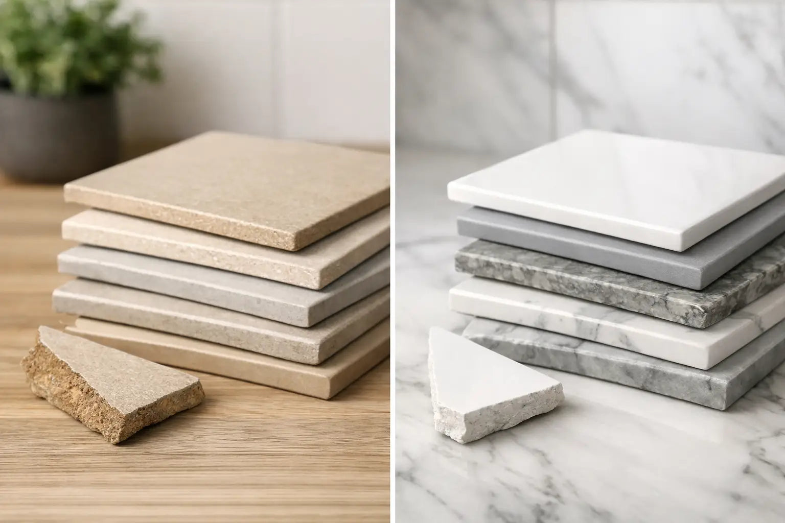 Difference Between Ceramic and Porcelain Wall Tiles