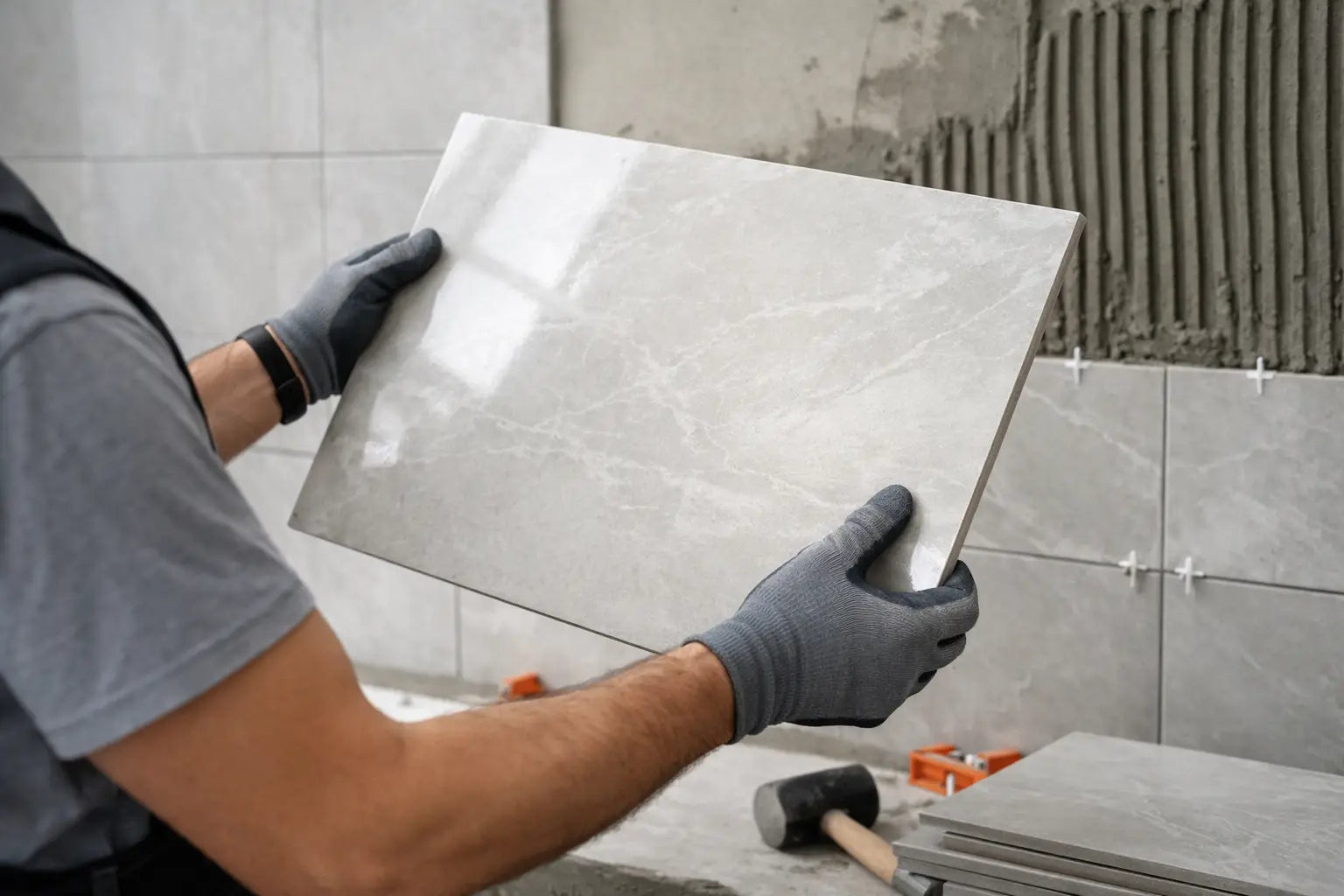 Are Porcelain Tiles Too Heavy for Walls?