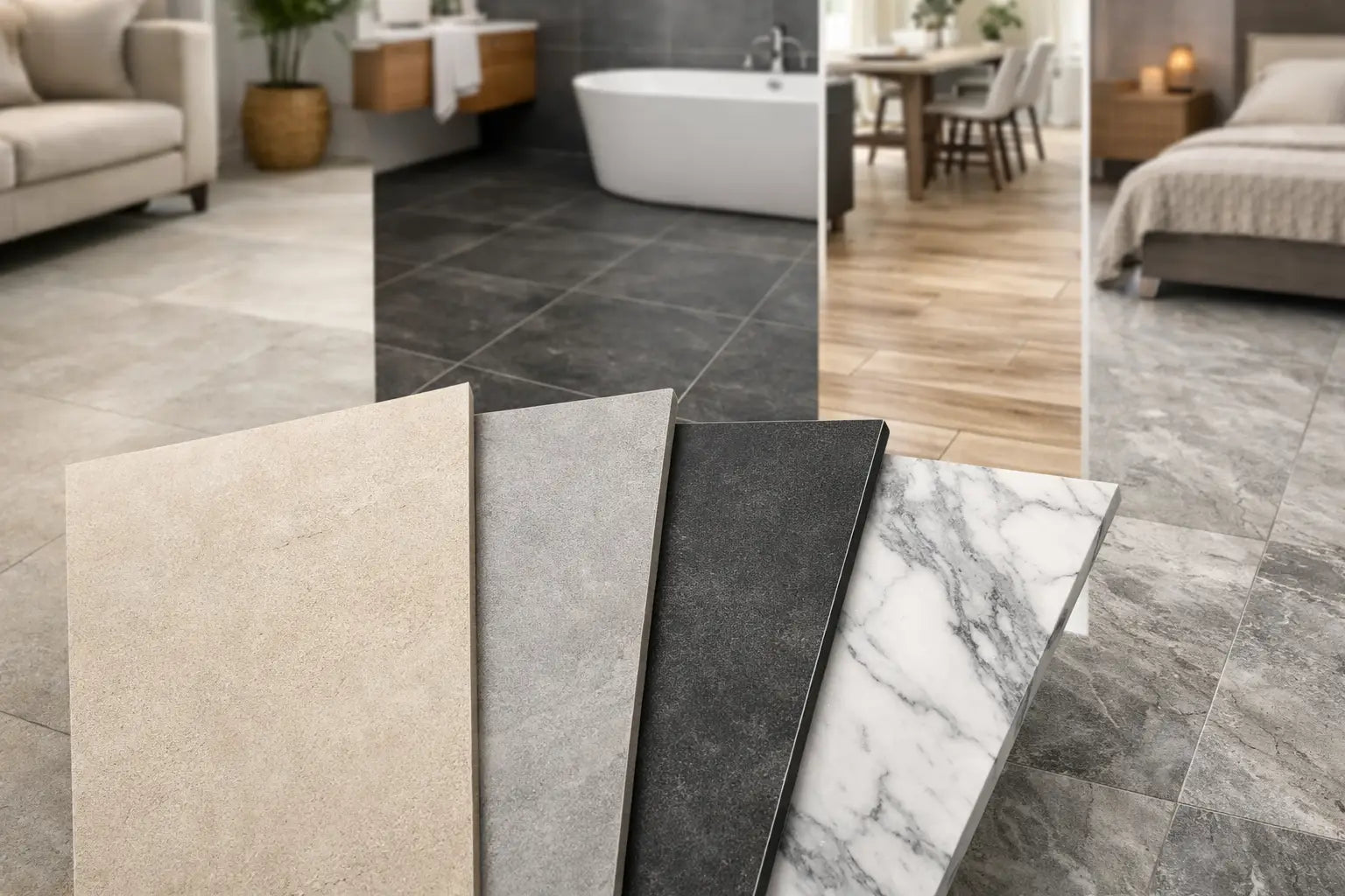 Porcelain Floor Tile Colours for Every Room
