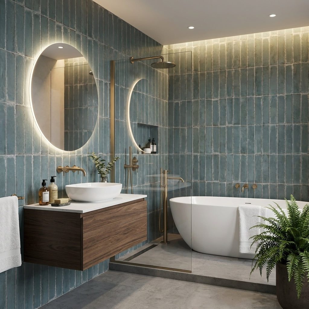 Atlantique Wall Tile 6.9 x 24cm