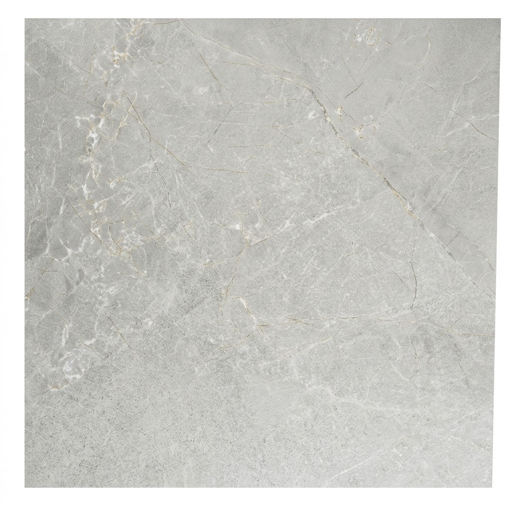Gray marble-like tile pattern on a white background