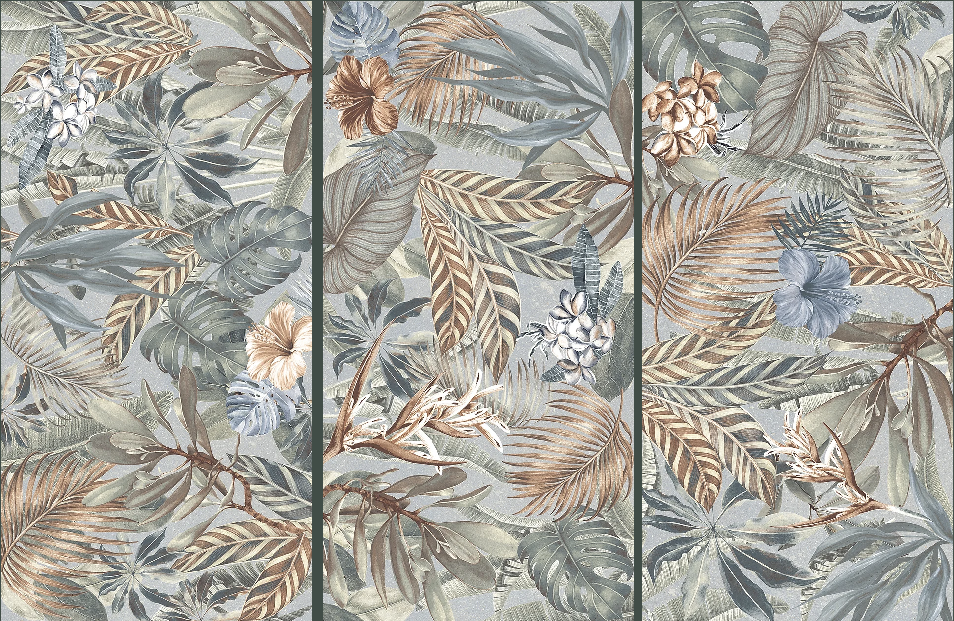 Jungle Blu 60 x 120cm