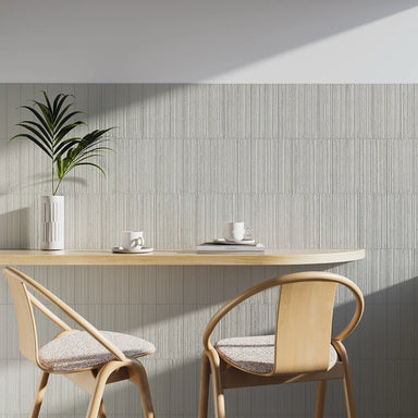 room setting of sage green tile