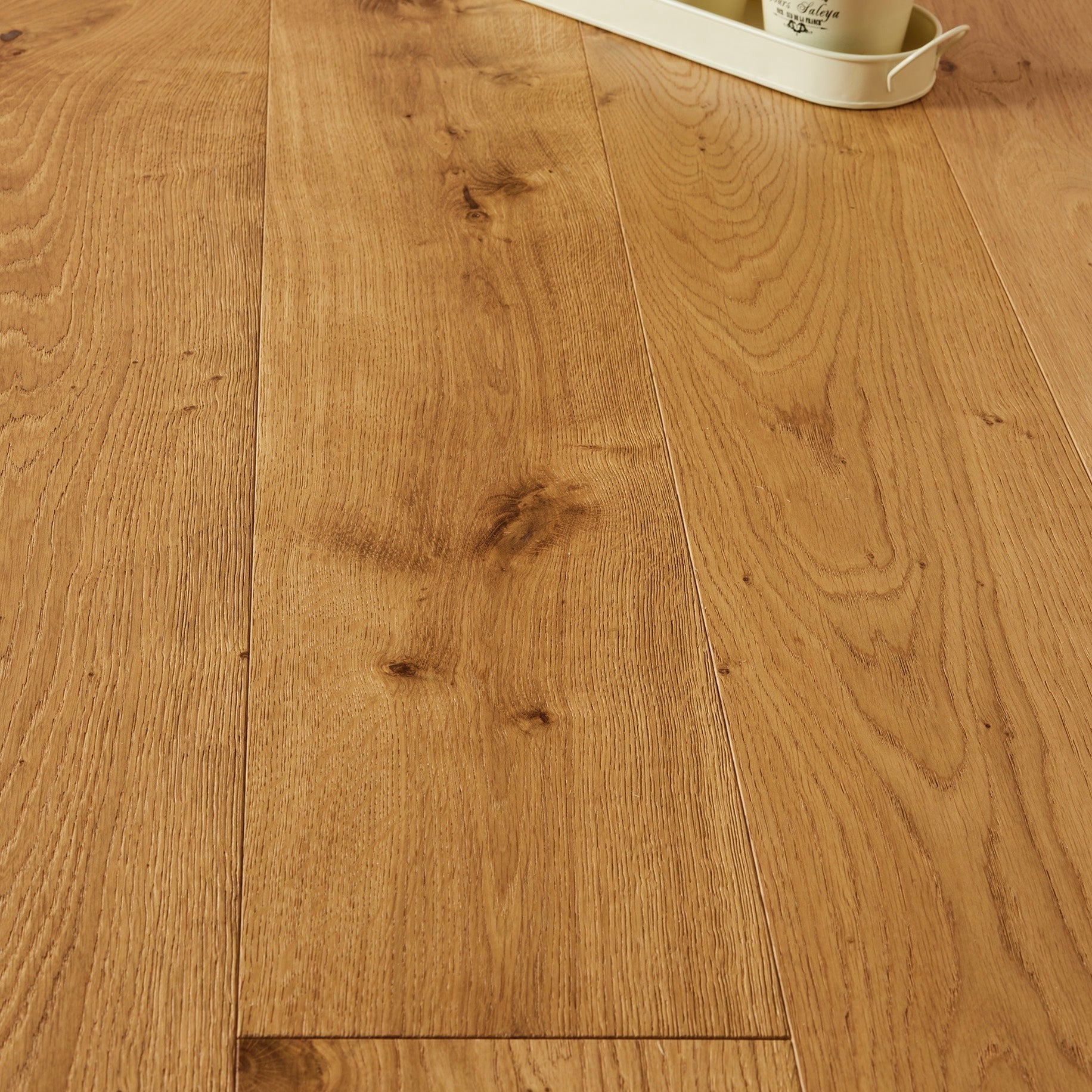 French Oak 14/3 - Rustic Brushed & UV Oiled