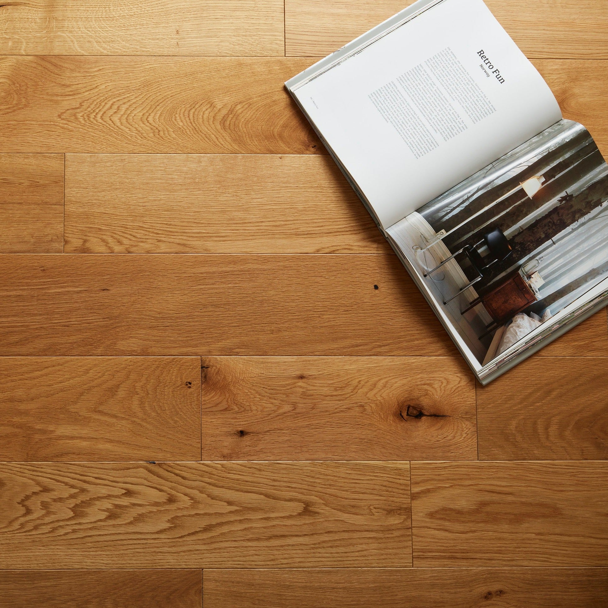 Glen 18/3mm Oak - Brushed & UV Oiled