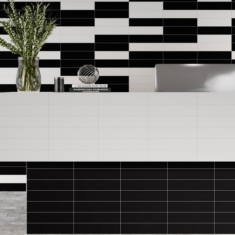 Chicago Glossy White 7.5x30