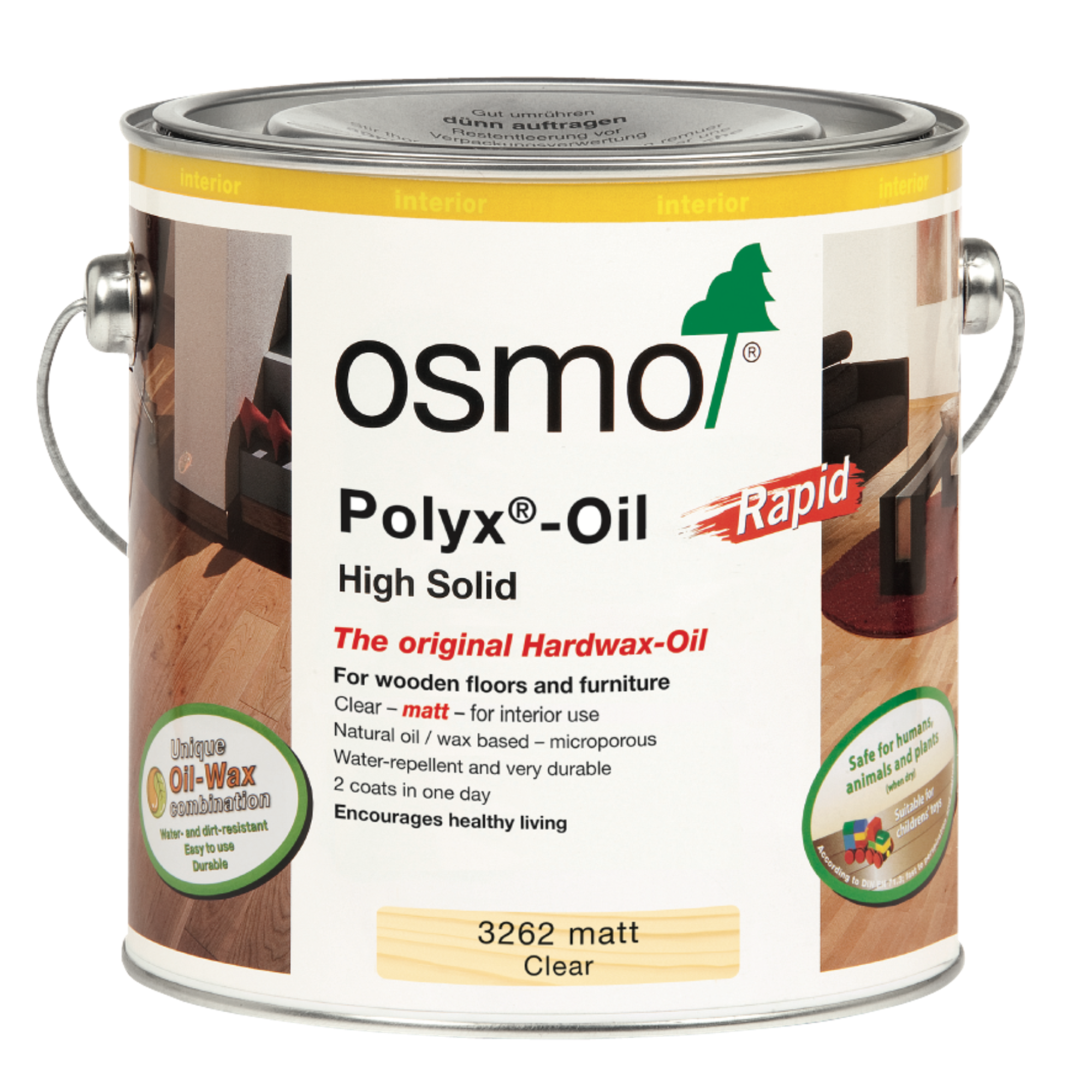 Osmo Polyx®-Oil Rapid Clear Matt 2.5L 3262D