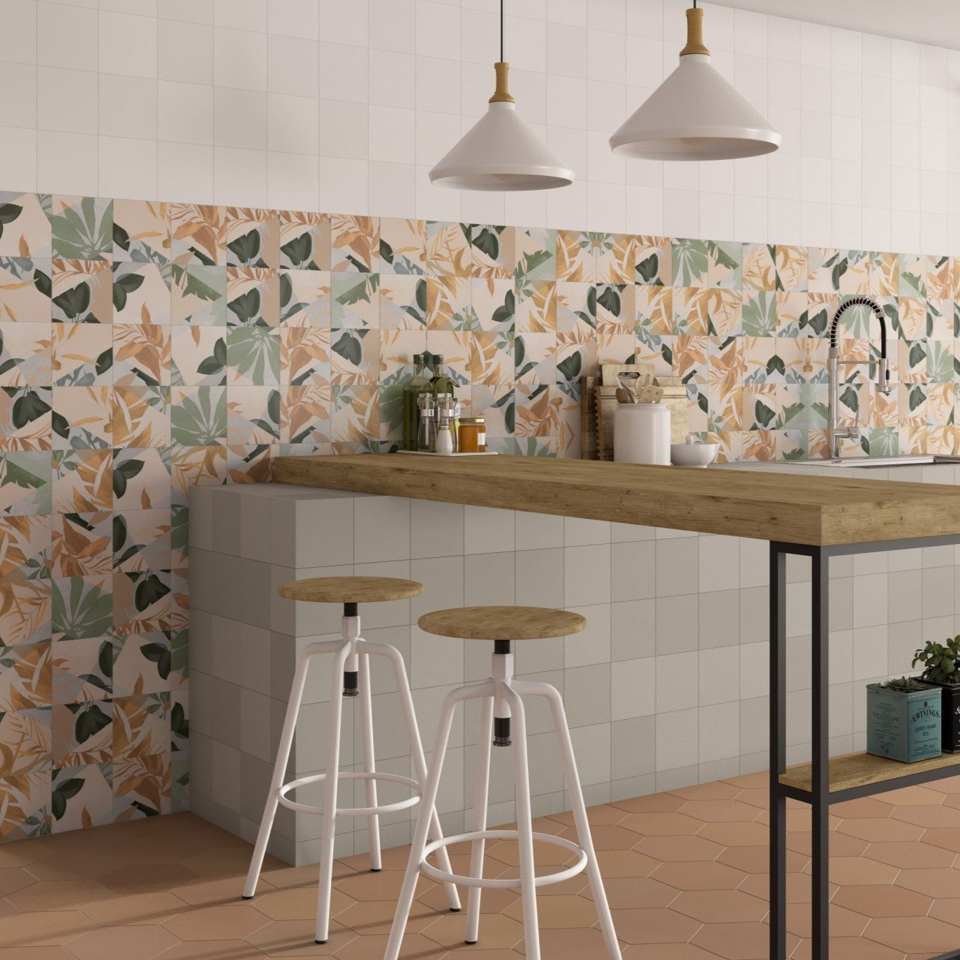 Floral Warm 14.7x14.7