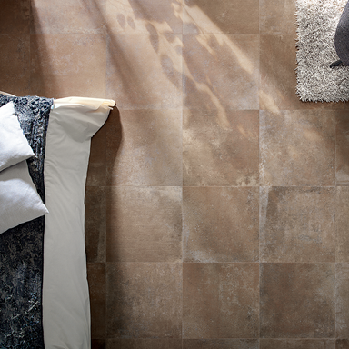 The Chapelle Cotto tile merges the modern with the classic. Integrating the power of stone into a sleek ceramic finish